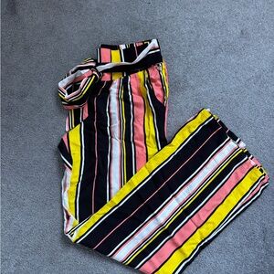 Guess Striped Wide Leg Pants